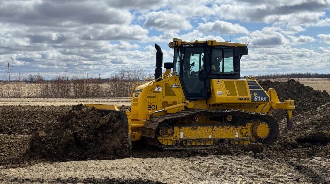 Summit dozer grading a site